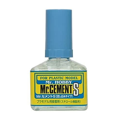 GSI Creos Mr. Cement S Model Glue 40ml (1.35 Fl Oz) | Fast Drying Liquid Adhesive for Plastic Models thumbnail 1