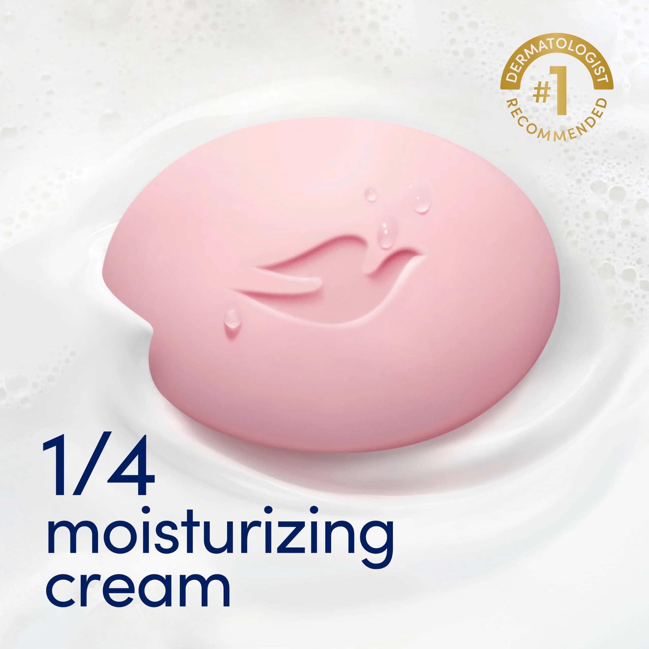 Dove Pink Beauty Bar Moisturizing Soap for Face, Body & Hands, 100g (3.5oz) | Gentle Cleanser for Dry Skin - view 3
