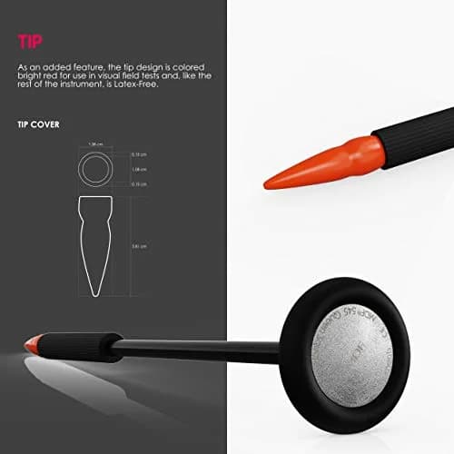 MDF Instruments Queen Square Neurological Reflex Hammer with Pointed Tip | Durable, Professional-Grade, Latex-Free, Black (MDF545-11) | 1 Count thumbnail 7