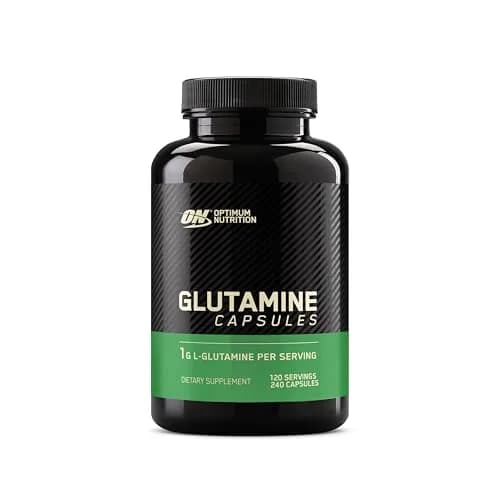 Optimum Nutrition L-Glutamine Muscle Recovery Capsules 120 Count (240g) | Supports Muscle Protein Development thumbnail 1