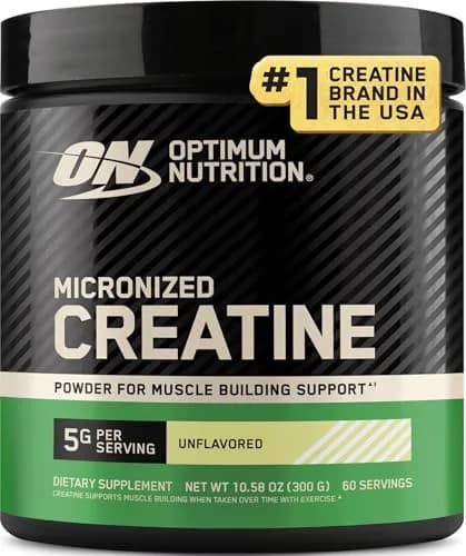 Optimum Nutrition Micronized Creatine Monohydrate Powder 5g (10.6 oz) | Supports Muscle Strength & Recovery thumbnail 1
