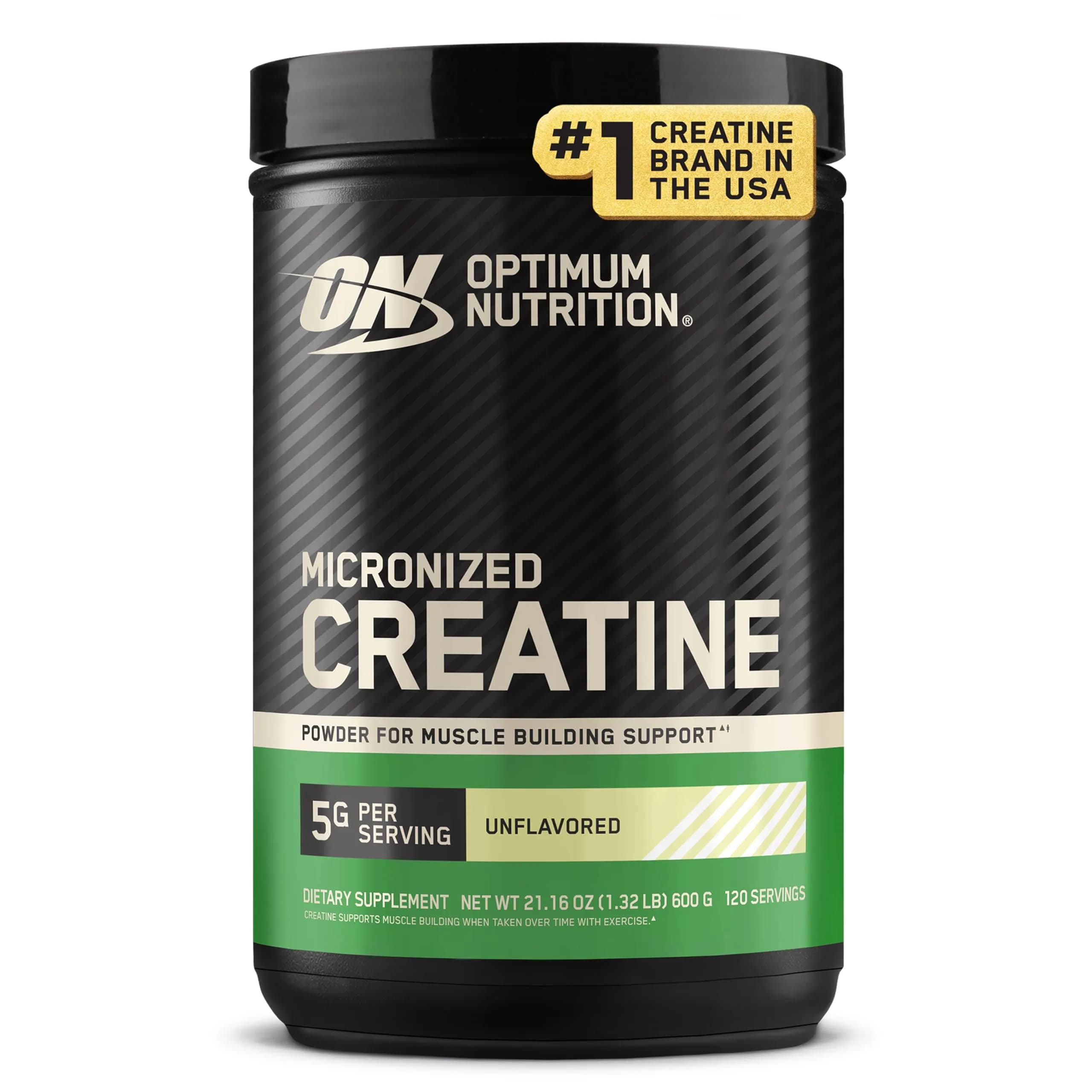 Optimum Nutrition Micronized Creatine Monohydrate Powder 120 Servings - Supports Muscle Strength - main product image