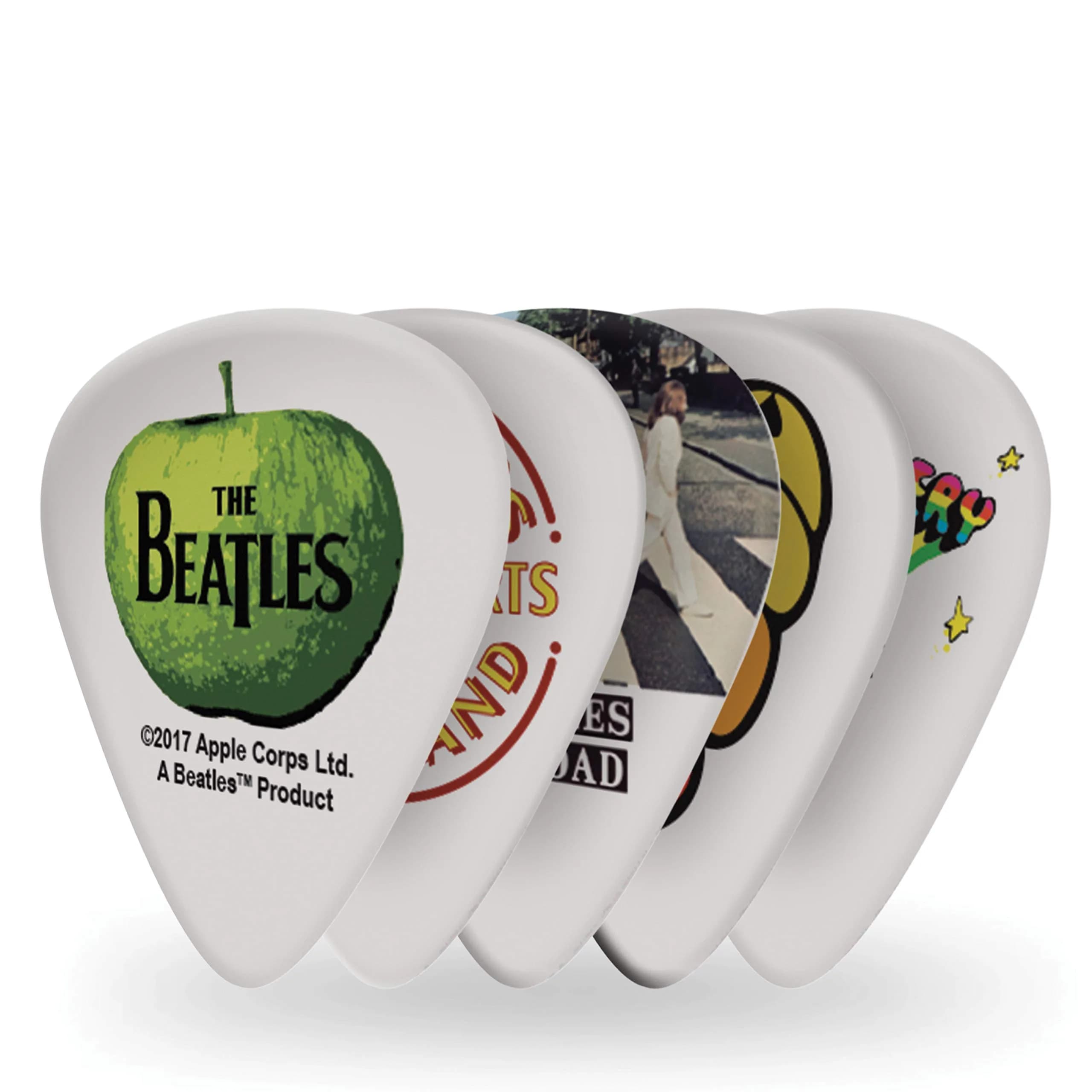 D'Addario Beatles Guitar Picks - The Beatles Collectable Album Picks - Medium Gauge (10-Pack) - main product image
