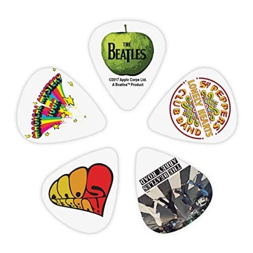D'Addario Beatles Guitar Picks - The Beatles Collectable Album Picks - Medium Gauge (10-Pack) thumbnail 2