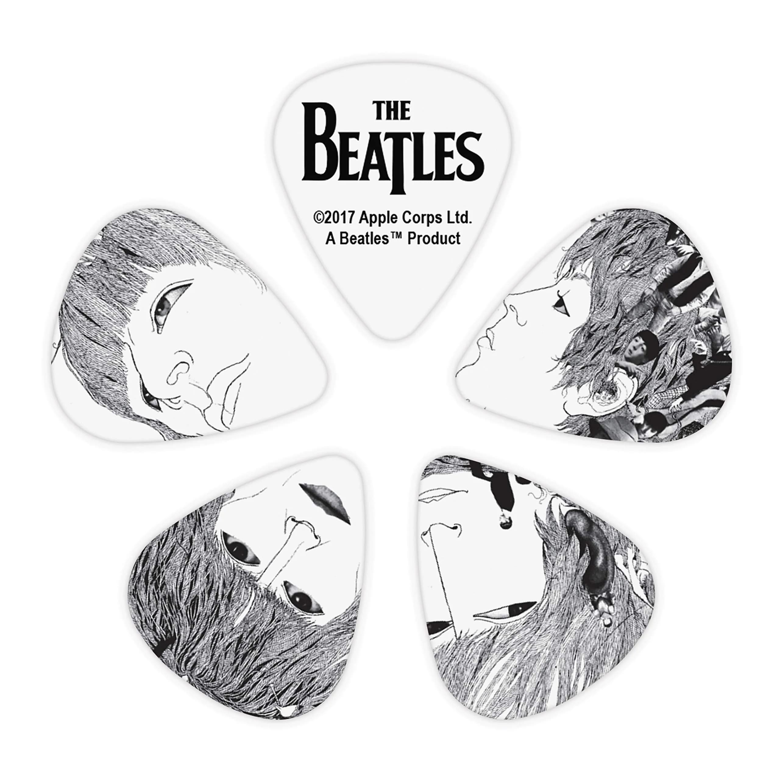 D'Addario Beatles Guitar Picks - The Beatles Collectable Album Picks - Medium Gauge (10-Pack) - view 2