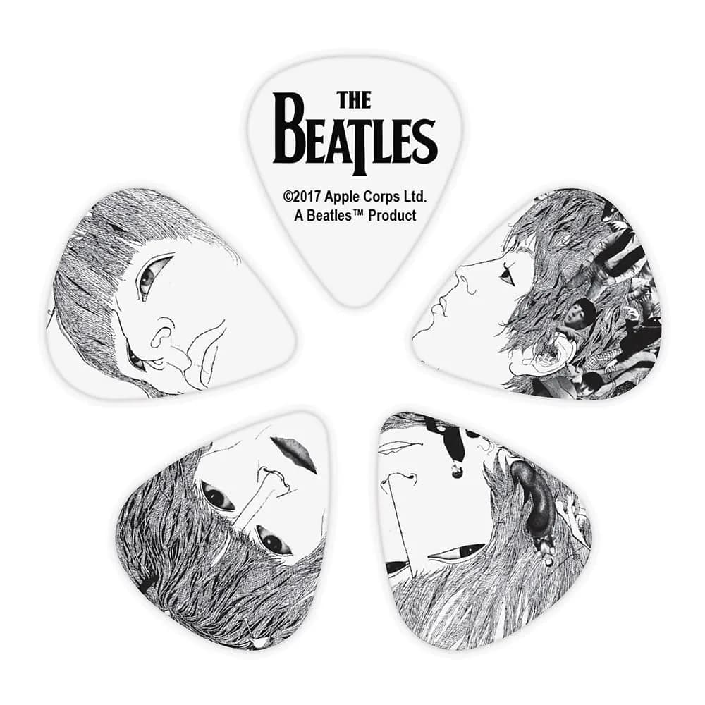 D'Addario Beatles Revolver Guitar Picks Medium Tin | 10 Celluloid Picks for Classic Tone - view 2