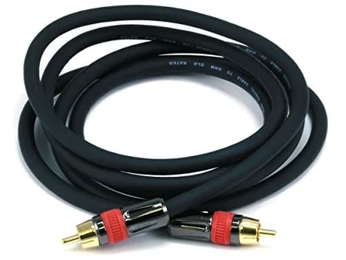 Monoprice 6ft RG6/U 75 ohm CL2/In-Wall Rated Digital Coaxial S/PDIF RCA Audio Cable | Shielded, Fire-Safe, 97% Copper thumbnail 1
