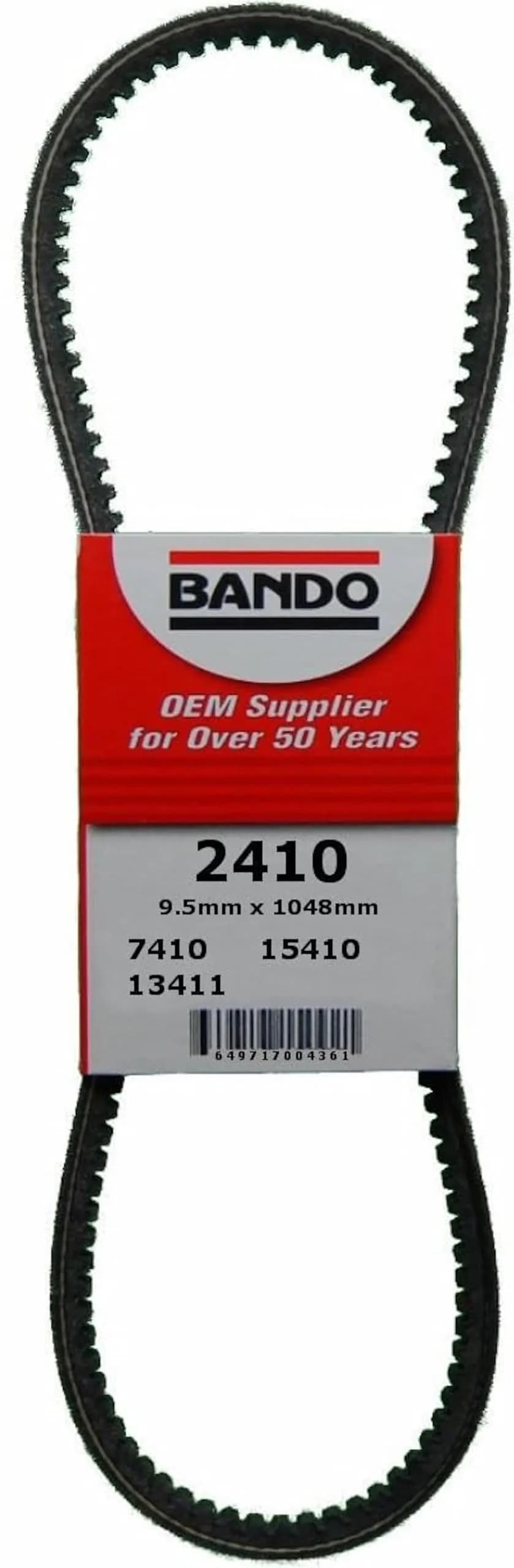 Bando 2410 Precision Engineered V-Belt | OEM Quality, Heat Resistant, Long Lasting (70-120 chars)