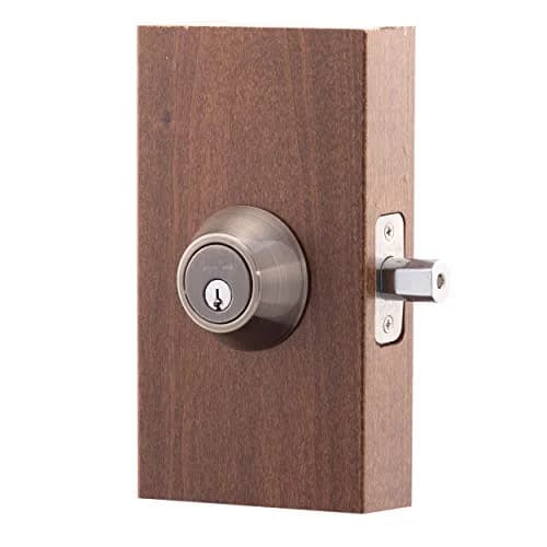 Copper Creek DB2410AN Single Cylinder Deadbolt 1 Count | Antique Nickel Security thumbnail 2