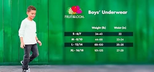 Fruit of the Loom boys Briefs Pack 5 | Soft Cotton, Full-Cut Fit, Tag-Free Comfort (70-120 chars) thumbnail 7
