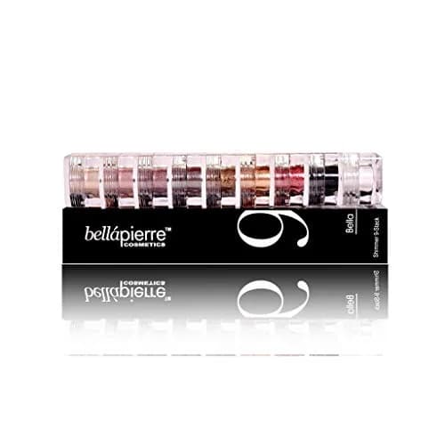 bellapierre Shimmer Powder 9 Stack | Paraben Free Eyeshadow | Vegan & Cruelty Free Eye Makeup - 9 Count | 15.7 g (0.555 oz) thumbnail 2