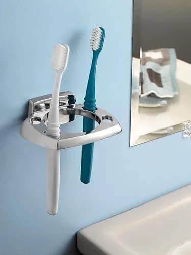 Moen P5360 Donner Contemporary Wallmount Soap Holder, Chrome | Corrosion Resistant Zinc Construction thumbnail 4