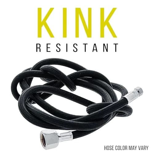 Master Airbrush 6 Foot Braided Airbrush Hose | Nylon Braided, 1/4" NPT Paasche Female to 1/4" BSP Female Fittings thumbnail 4