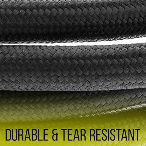 Master Airbrush 6 Foot Braided Airbrush Hose | Nylon Braided, 1/4" NPT Paasche Female to 1/4" BSP Female Fittings thumbnail 3