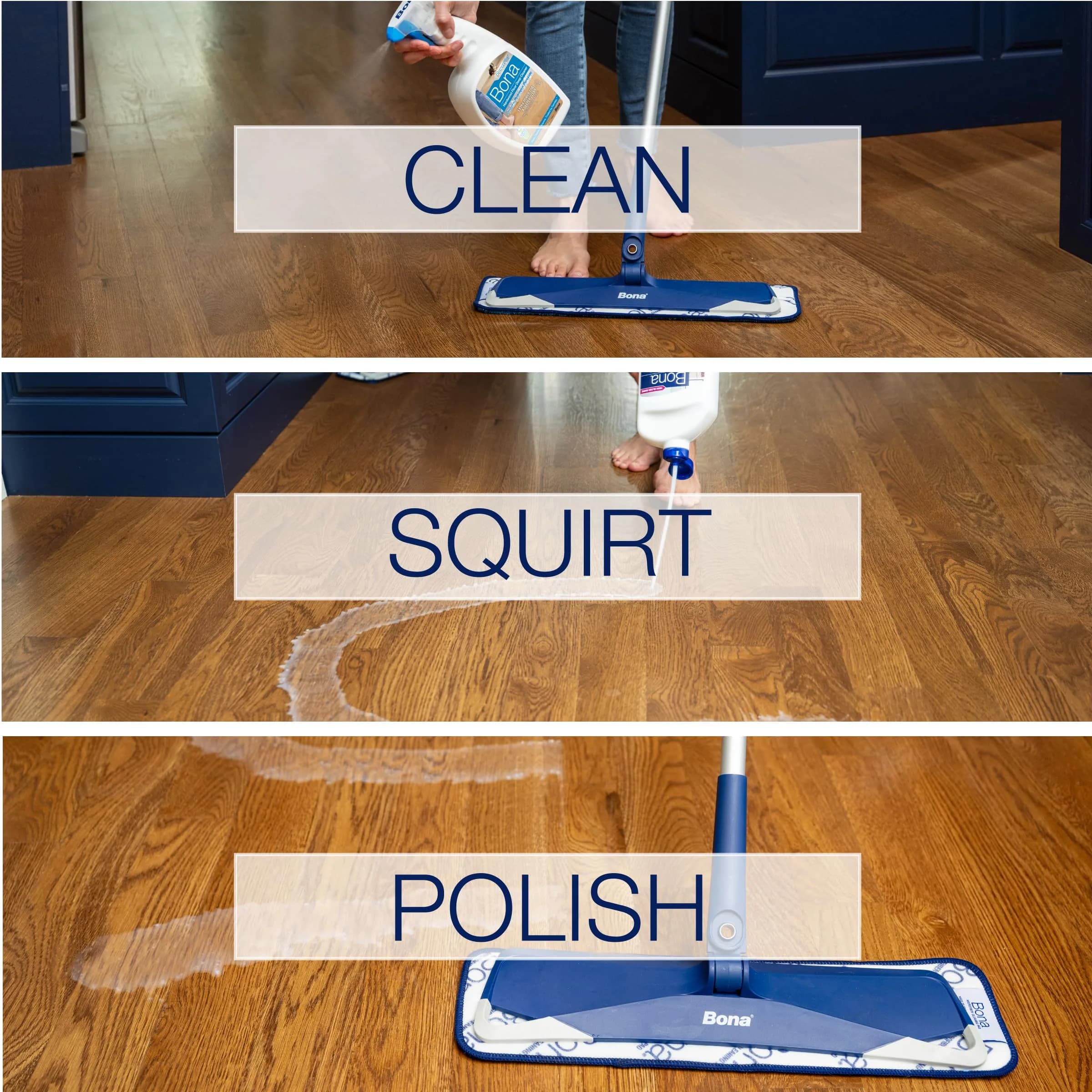 Bona Hardwood Floor Polish High Gloss Shine 946ml (32 fl oz) | GREENGUARD Certified - view 7