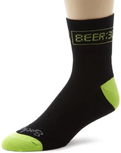 SockGuy Beer 30 Socks - Unisex Microfiber, Black, Large/X-Large | Anti-Blister Comfort thumbnail 1