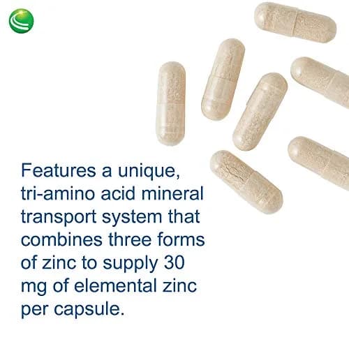 Nutra BioGenesis Tri Zinc 30mg Chelate Per Pill | Supports Immune & Skin Health thumbnail 6
