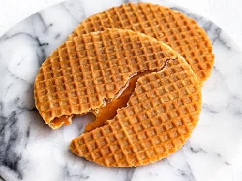 Daelmans Caramel Wafers 49.5 oz | Dutch Jumbo Cookies with Cream Butter & Caramel thumbnail 5