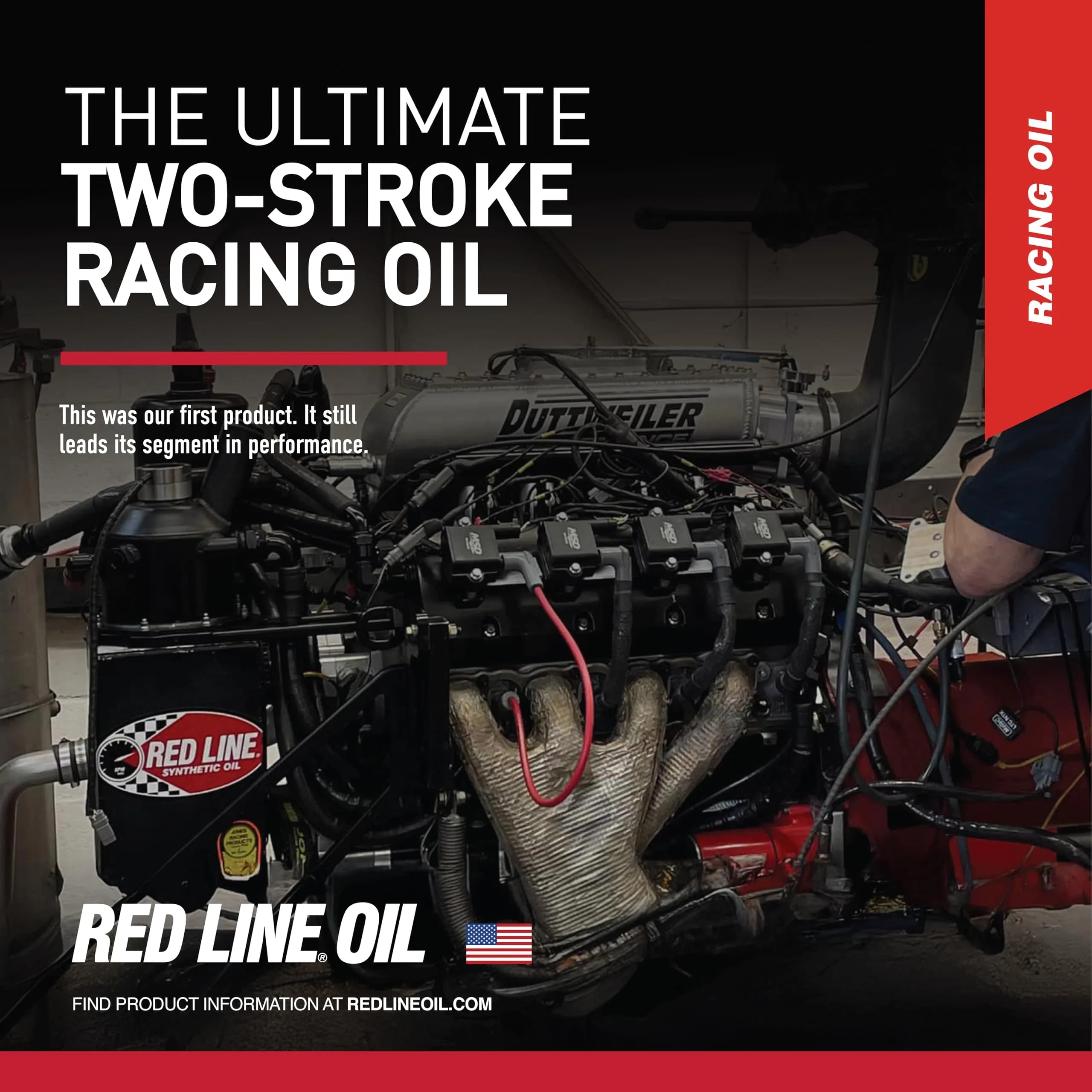 Red Line 40603 Two-Stroke Racing Synthetic Oil 473ml (16 Fl Oz) | Dyno Proven Power Gains - view 4