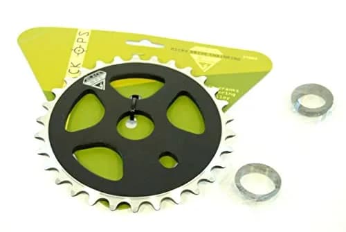 Black Ops Micro Drive BMX Chain Ring 30t Black | 1/8" Quiet Drive Technology thumbnail 1