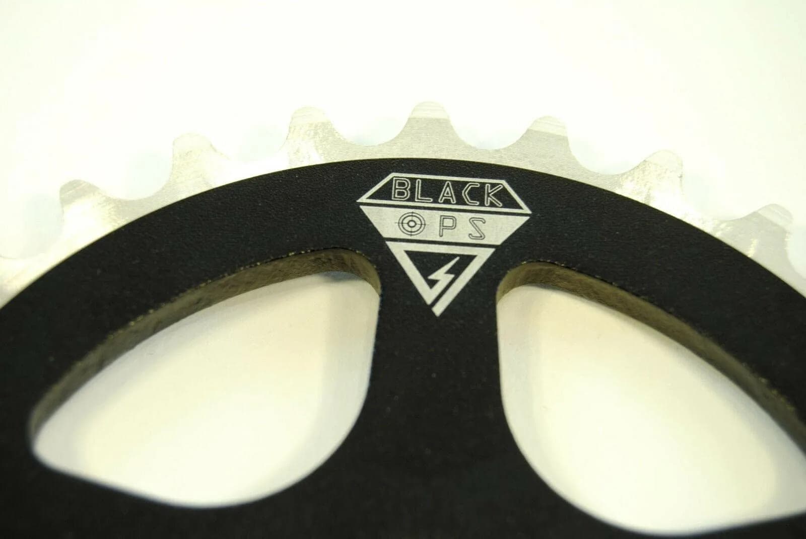 Black Ops Micro Drive BMX Chain Ring 30t Black | 1/8" Quiet Drive Technology - view 3