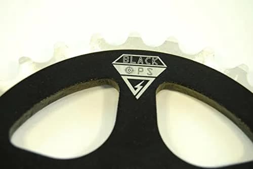 Black Ops Micro Drive BMX Chain Ring 30t Black | 1/8" Quiet Drive Technology thumbnail 3