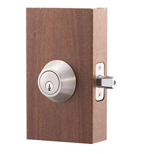 Copper Creek Deadbolt Single Cylinder Satin Stainless | ANSI Grade-3 Security (70-120 chars) thumbnail 2