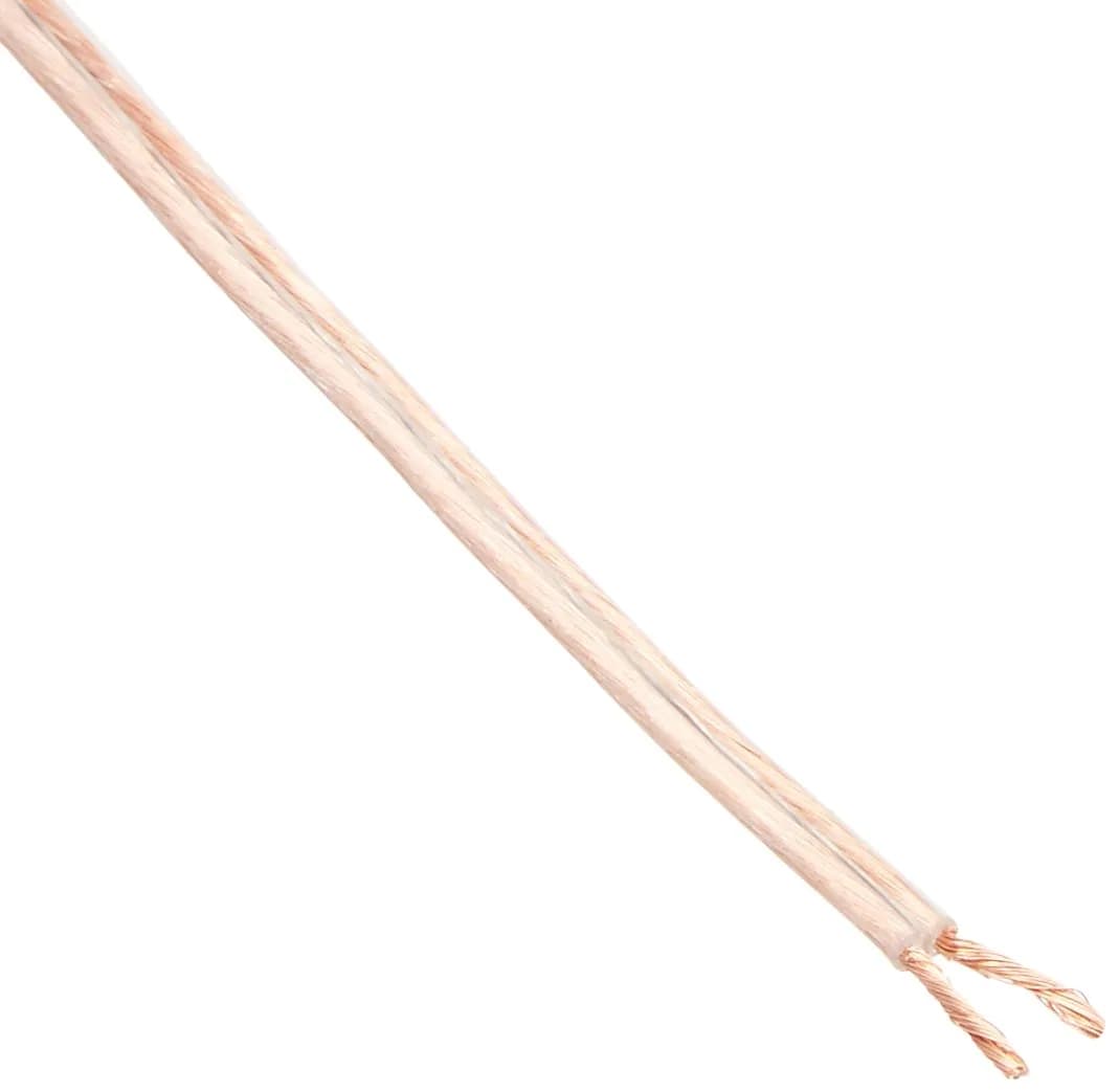 RCA 18-Gauge Speaker Wire 100 Feet Copper-colored | 18 gauge, 100 ft spool for audio setup
