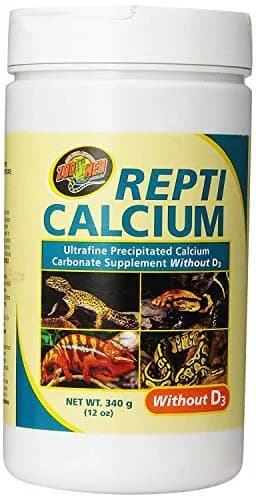 Zoo Med Reptile Calcium without Vitamin D3, 340.2 g (12 oz) | Phosphorus-Free Supplement thumbnail 1