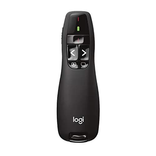 Logitech Wireless Presenter R400 with Red Laser Pointer | 50ft Range, USB Receiver thumbnail 1