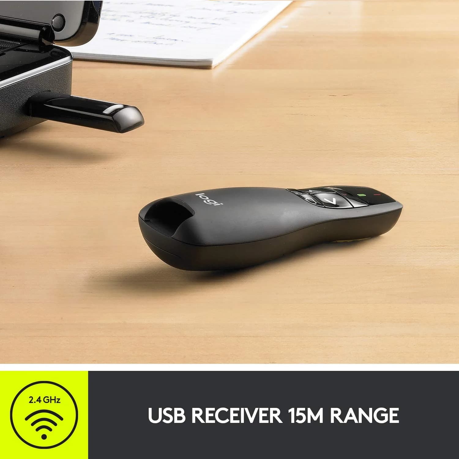 Logitech Wireless Presenter R400 with Laser Pointer - view 5