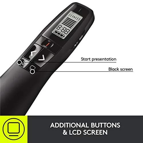 Logitech Wireless Presenter R800 with Green Laser | 30m Range, Built-in Timer, Plug-and-Play thumbnail 5