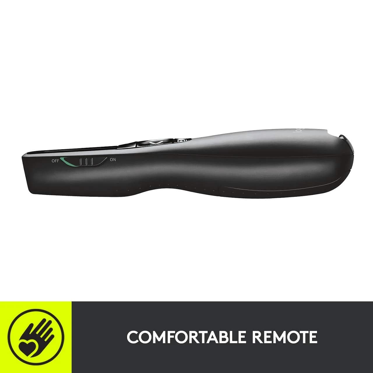 Logitech R800 Wireless Presenter with Green Laser Pointer, 5-Button PowerPoint Clicker Remote - 100ft Range - view 7