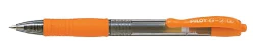 Pilot G207 Retractable Gel Rollerball Pen 0.7 mm | Bright Orange Ink, Refillable, Office & School Use thumbnail 1