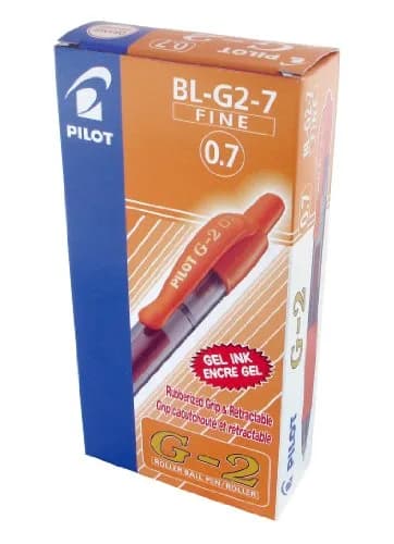 Pilot G207 Retractable Gel Rollerball Pen 0.7 mm | Bright Orange Ink, Refillable, Office & School Use thumbnail 2