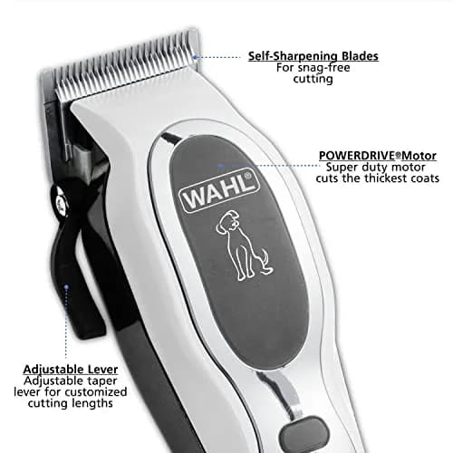 Wahl Pet-Pro Corded Clipper & Battery Trimmer for Dogs | High Carbon Steel Blades, Quiet & Stress-Free Grooming thumbnail 2