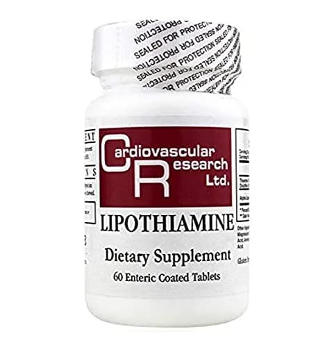 Ecological Formulas Lipothiamine White 60 Count Tablets | Cardiovascular Research USA Import thumbnail 1