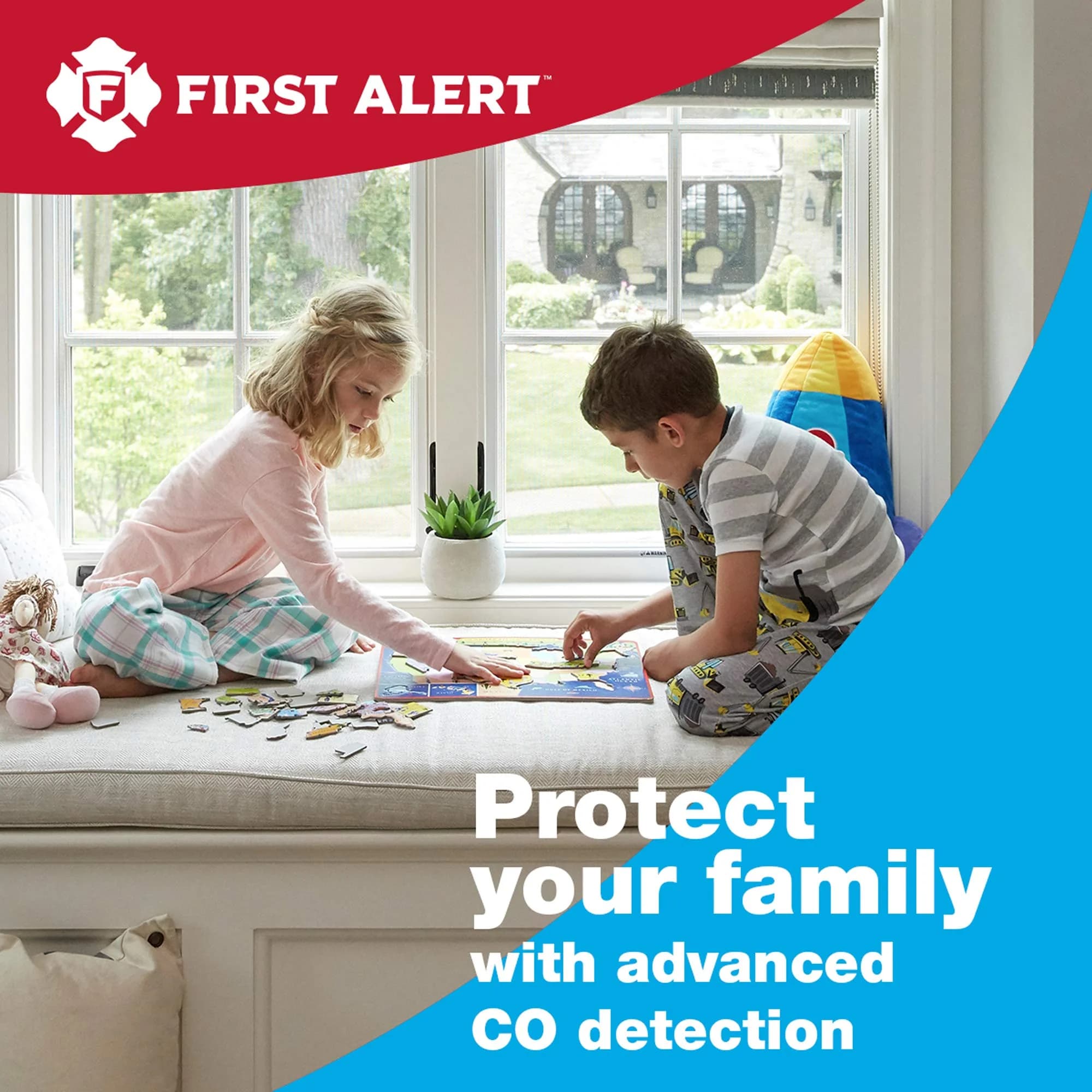 First Alert CO400 Carbon Monoxide Detector 2-Pack | Battery Operated Alarm with Electrochemical Sensor - view 2