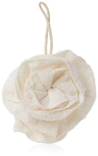 Urban Spa Natural Bamboo Bath and Shower Pouf | Gentle, Sustainable, Machine-Washable (70-120 chars) thumbnail 1