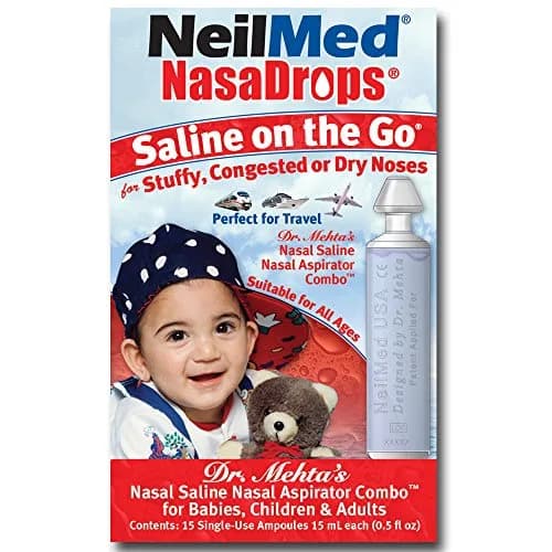 NeilMed NASA Saline Vials 0.5 Fl Oz | Single-Use Nasal & Sinus Relief thumbnail 3