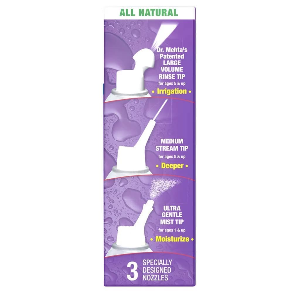 NeilMed NasaMist All in One Multi Purpose Saline Spray 186ml (6.3 Fl Oz) | Soothes, Moisturizes, Cleanses Nasal Passages - view 2