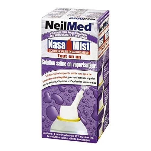 NeilMed NasaMist All in One Multi Purpose Saline Spray 186ml (6.3 Fl Oz) | Soothes, Moisturizes, Cleanses Nasal Passages thumbnail 3