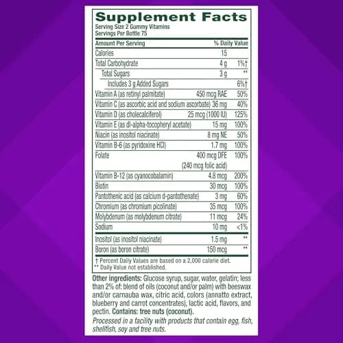 Vitafusion MultiVites Gummy Multivitamins for Adults 150 Count (75 Day Supply) | America's #1 Gummy Vitamin Brand thumbnail 4
