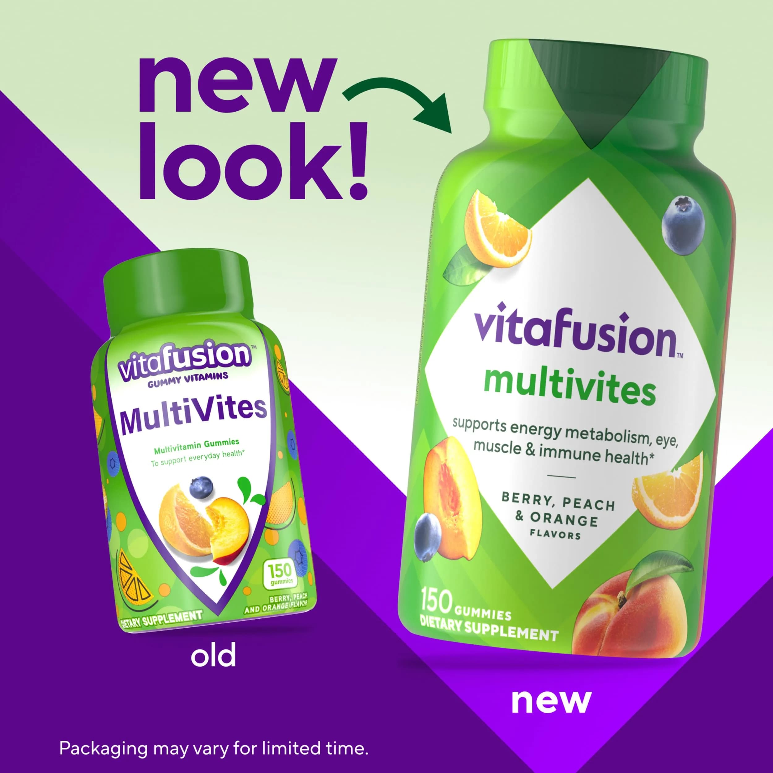 Vitafusion MultiVites Gummy Multivitamins for Adults 150 Count (75 Day Supply) | America's #1 Gummy Vitamin Brand - view 2