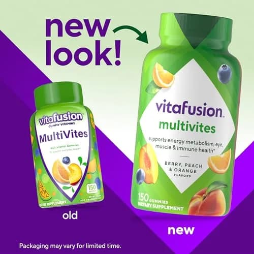 Vitafusion MultiVites Gummy Multivitamins for Adults 150 Count (75 Day Supply) | America's #1 Gummy Vitamin Brand thumbnail 2