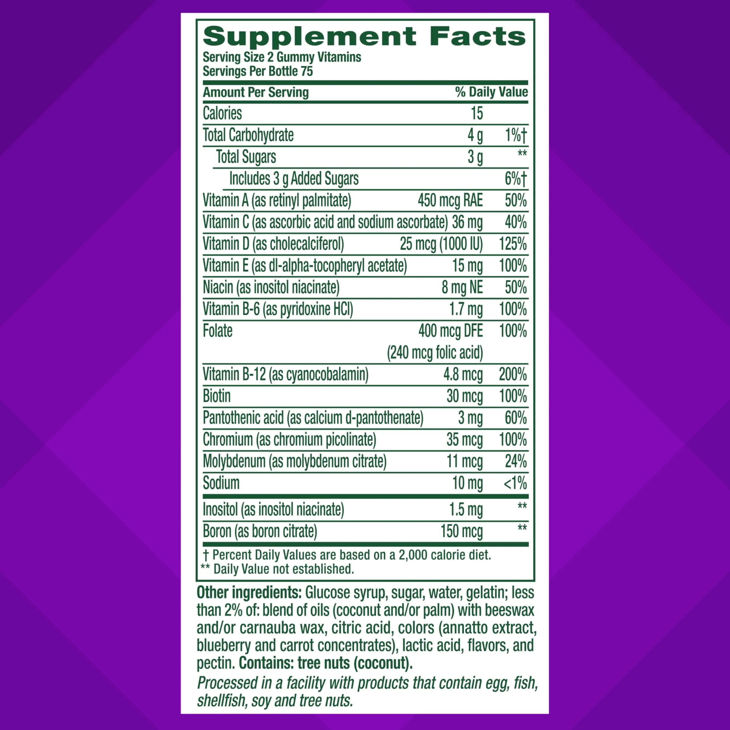 Vitafusion MultiVites Gummy Multivitamins for Adults 150 Count (75 Day Supply) | America's #1 Gummy Vitamin Brand - view 4
