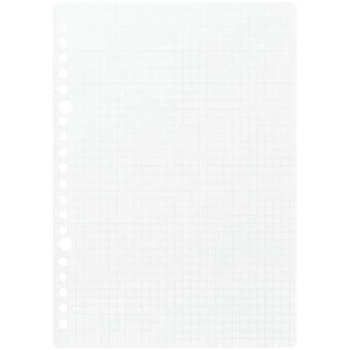 Maruman 20-Hole Loose Leaf Paper, 50 Sheets, A5 5mm Grid | Japanese Craftsmanship for Precise Note Taking thumbnail 2