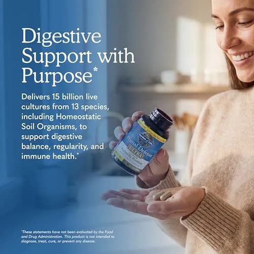 Garden of Life Primal Defense Ultra Probiotic 216 Capsules | 15 Billion CFU & 13 Strains for Digestive Health thumbnail 1