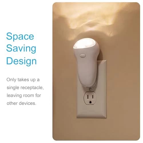 GE 3-in-1 LED Power Failure Night Light & Flashlight, White, 1 Pack | Automatic Dusk-to-Dawn Sensor & Rechargeable Battery thumbnail 7