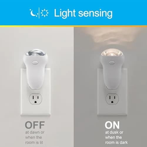 GE 3-in-1 LED Power Failure Night Light & Flashlight, White, 1 Pack | Automatic Dusk-to-Dawn Sensor & Rechargeable Battery thumbnail 2